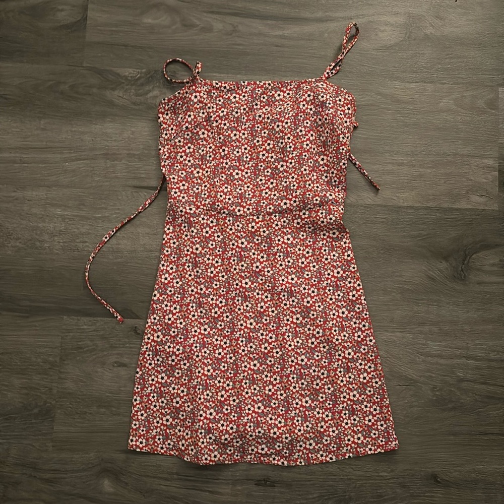 Red Spaghetti Strap Dress
